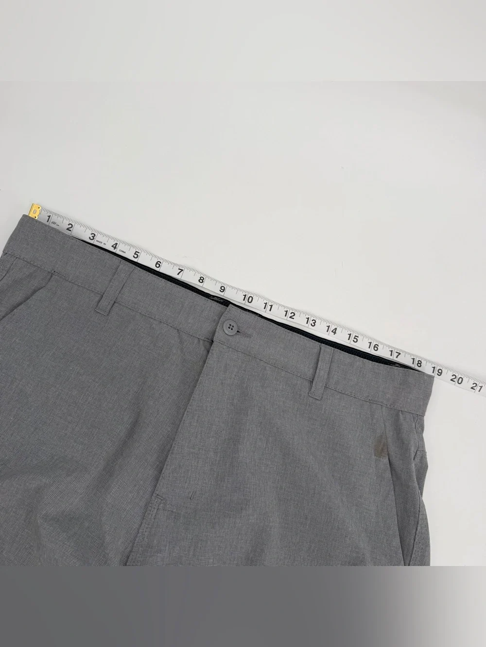 Ron Jon Surf Shop Shorts Mens 38 Hybrid Gray XE9833-RO Beach Casual -spot
